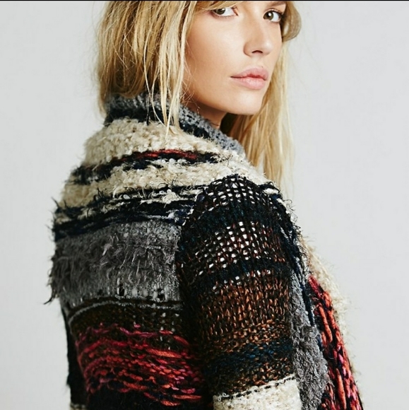 *SOLD* Free People Sloppy Joe Cardigan - Picture 4 of 14